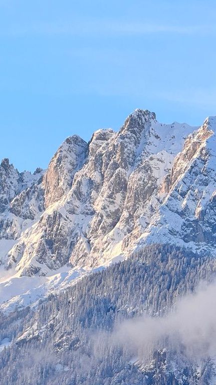 blick auf den wilden kaiser