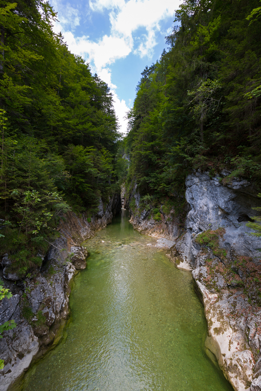 blick auf die kaiserklammschlucht