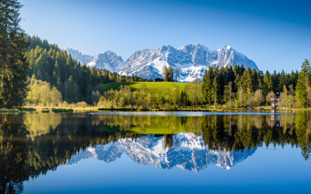 blick auf das kaisergebirge