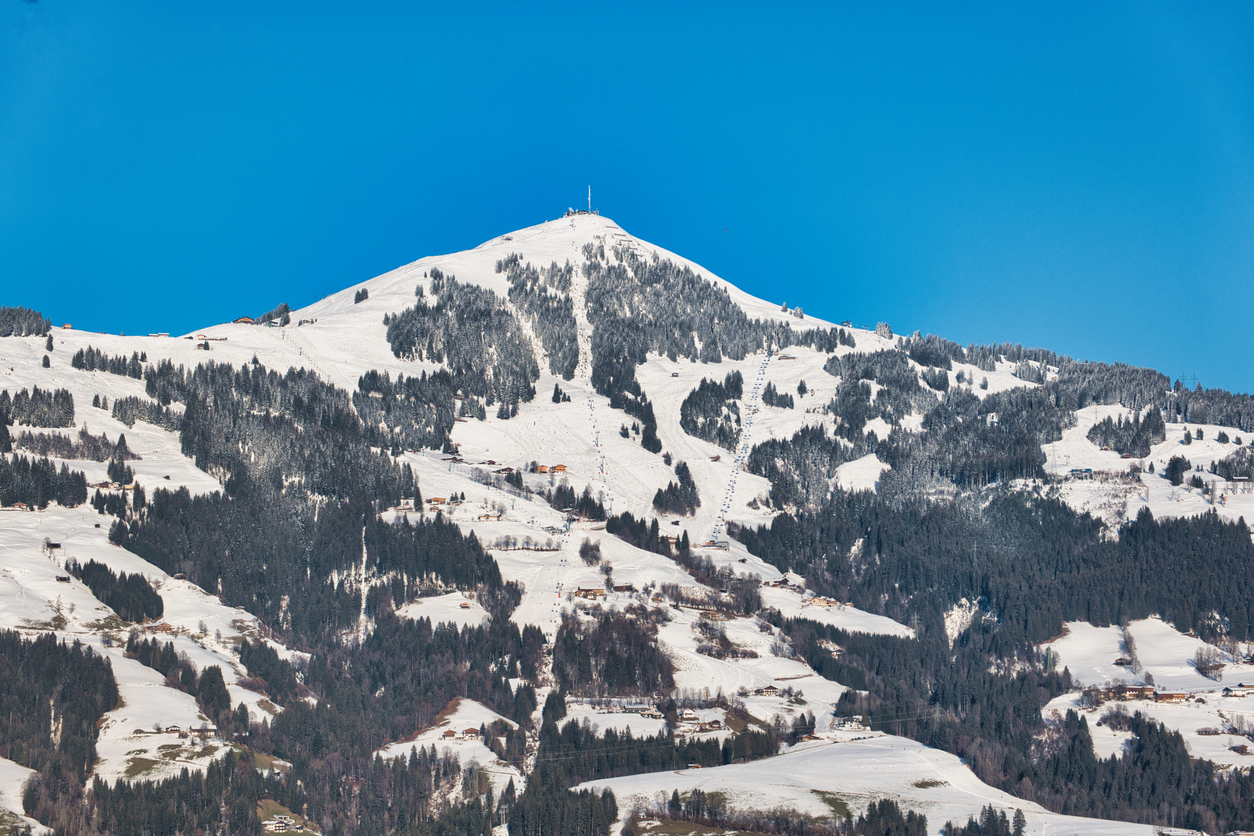 blick auf die hohe salve im brixental