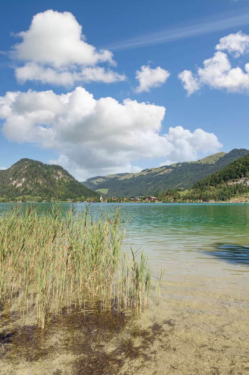 blick auf den walchsee im Kaiserwinkl